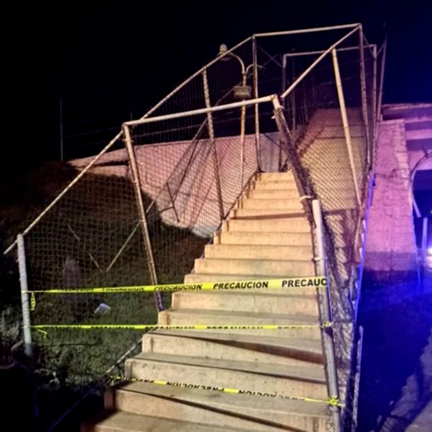 Atienden Reporte en Puente Peatonal en UABC El Sauzal en Ensenada, BC